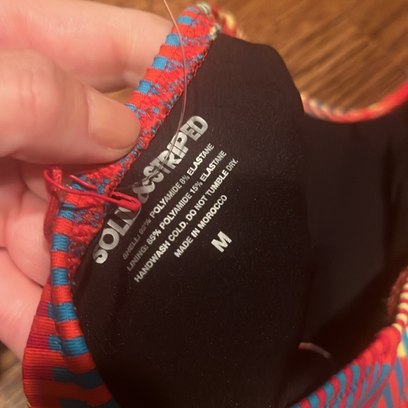 NWT SOLID & STRIPED: The Sarah Mosaic Cutout One Piece Swimsuit - Picture 3 of 5